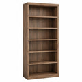 Libreria verticale in legno marrone 6 ripiani
