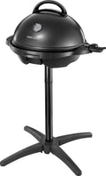 Grill Elettrico 2 in 1 George Foreman con Pedistallo e Vassoio Raccogli Grasso, 2400W
