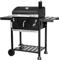 Griglia Barbecue a Carbone Premium con Doppi Ripiani e Termometro