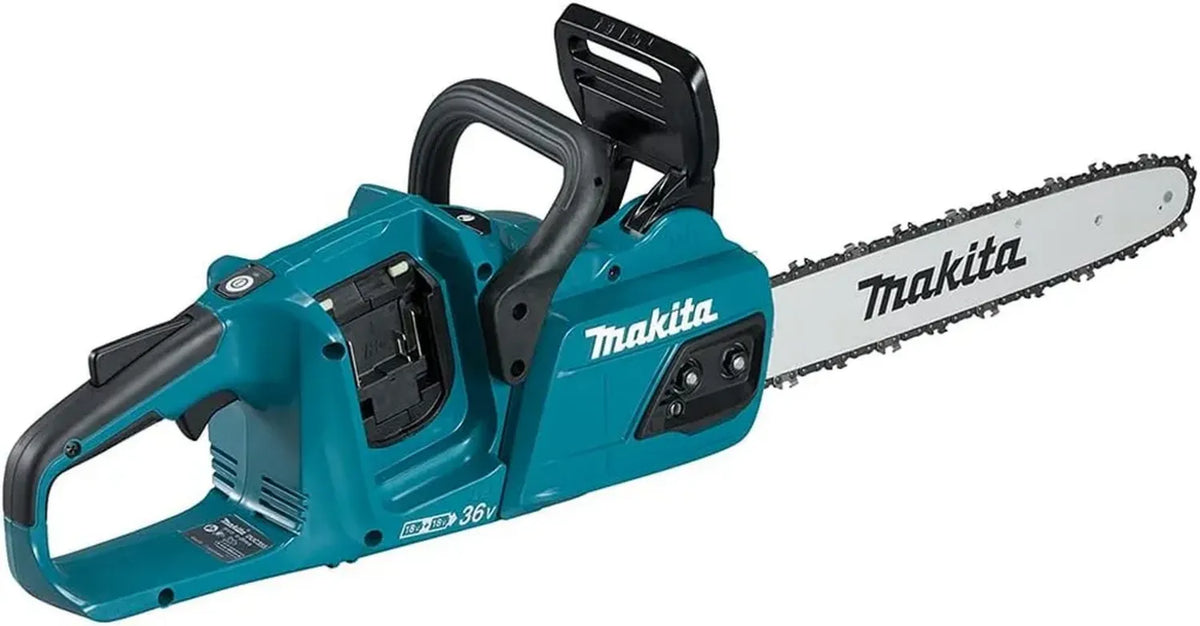 Motosega a Batteria Makita DUC355Z 18Vx2 LXT, Sicurezza Anticaduta, Nero