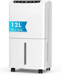 Deumidificatore 12L/24h con Display Digitale e Serbatoio 2.5L