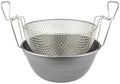 ILSA Friggitrice Professionale con Cestello, Rivestimento in Ferro Nichelato, ? 42 cm