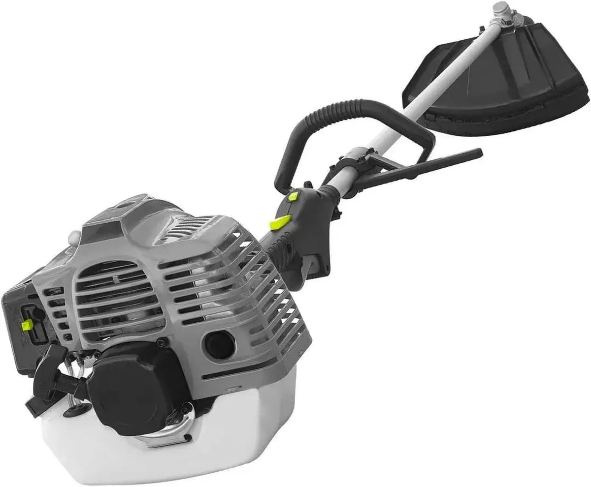 Rasaerba a Benzina 33cc con Serbatoio 120L e Manico Antivibrazione - Incluso Disco in Acciaio 3 Denti, 1.2HP