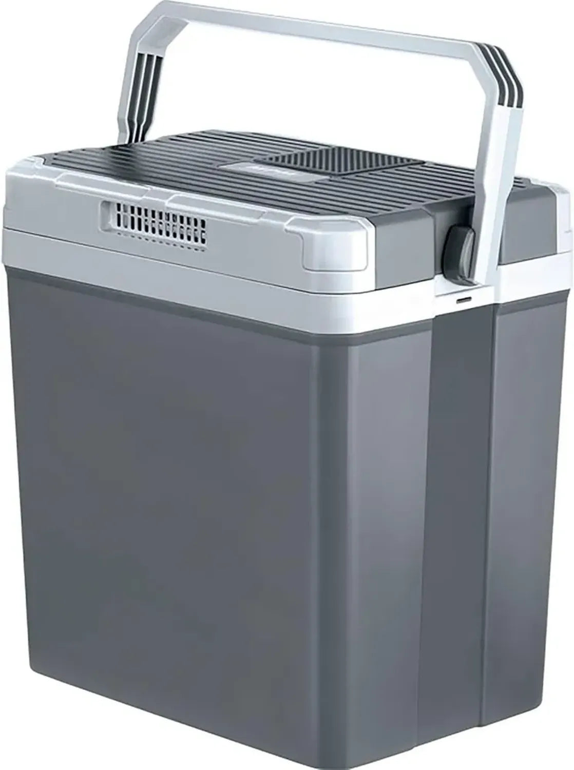 Frigorifero Termoelettrico Portatile 24L, 12V/220V, Modalit¨¤ ECO, Grigio