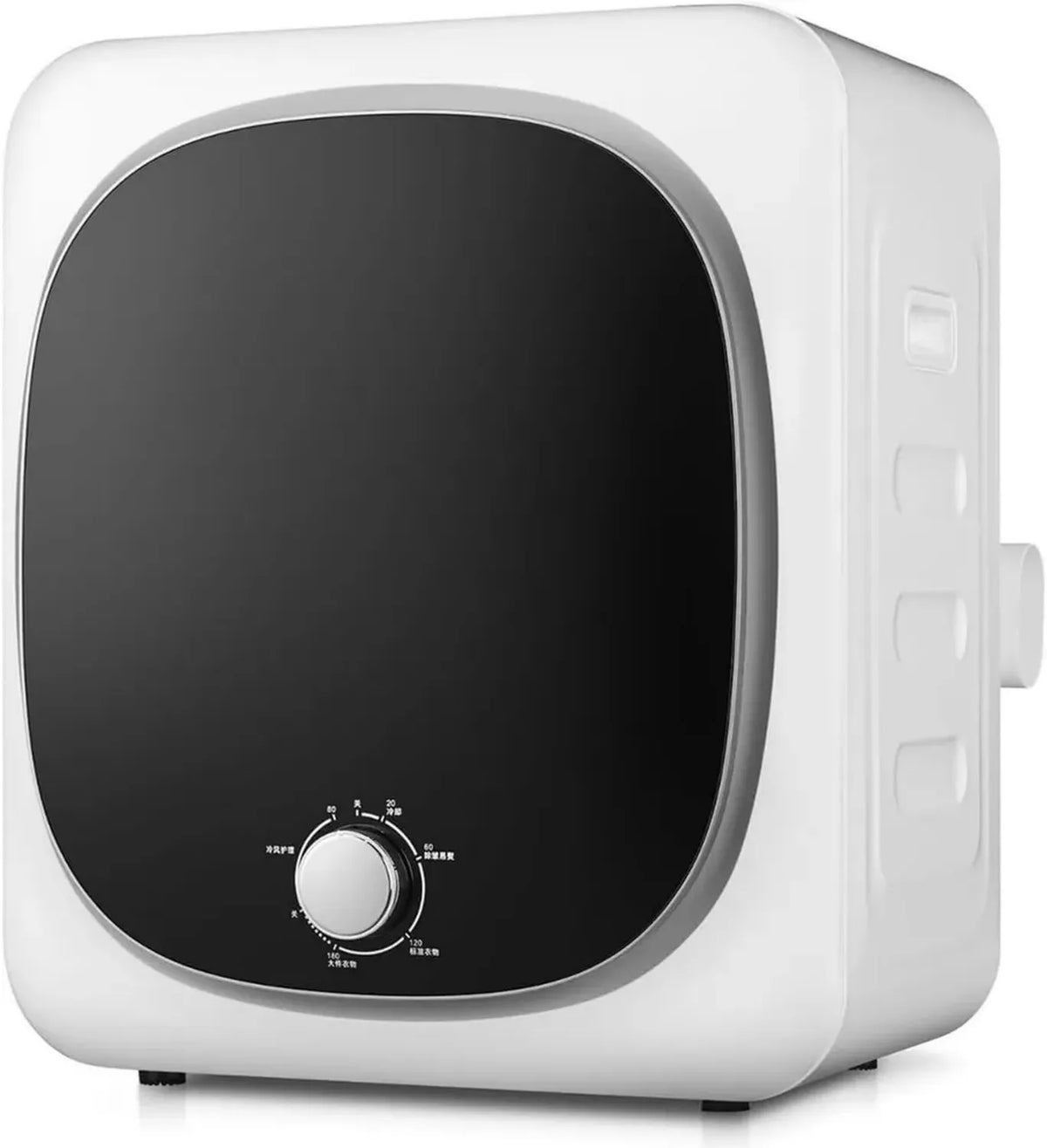 Asciugatrice Compatta 4 Kg con Vasca Inox, 5 Programmi e Timer da 180 Min, 800W per Casa e Appartamento