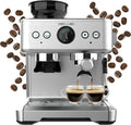 Macchina da Caff¨¨ Espresso 20 Bar Cecotec, Potenza 2250W, Manometro Professionale, Doppio Thermoblock, Lancia Vapore Regolabile, Sistema Macinatura con 20 Impostazioni