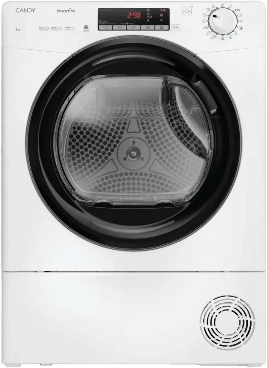 Asciugatrice 9 Kg con Pompa di Calore e Wi-Fi, Installazione Libera, Classe D
