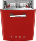 Lavastoviglie da Incasso Stile Anni '50 Rosso