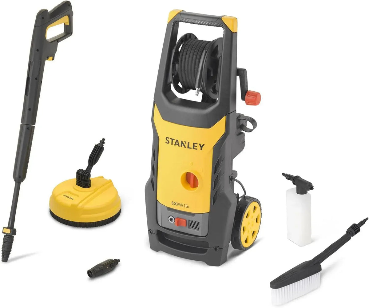 Idropulitrice Stanley 1600W con Patio Cleaner e Spazzola Fissa, 125 bar