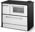 Stufa a Legna Ecodesign 9 kW Beatrice Bianca Dimensioni L87xP51xH79
