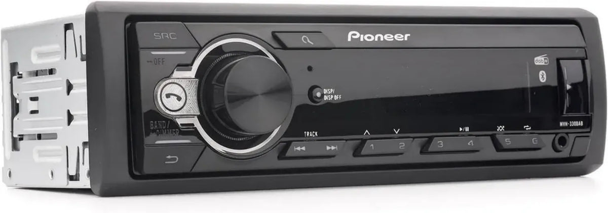 Autoradio Pioneer Bluetooth con DAB, colore nero
