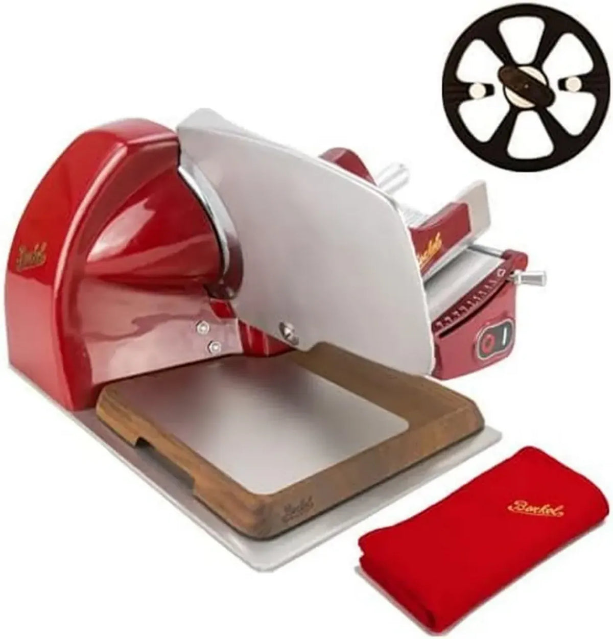Affettatrice Berkel Home Line 200 Plus Rossa con Accessori Completi
