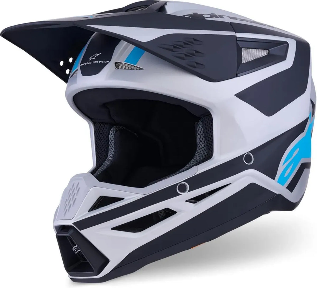 Alpinestars S-M3 Casco da Motocross con Protezione Termica