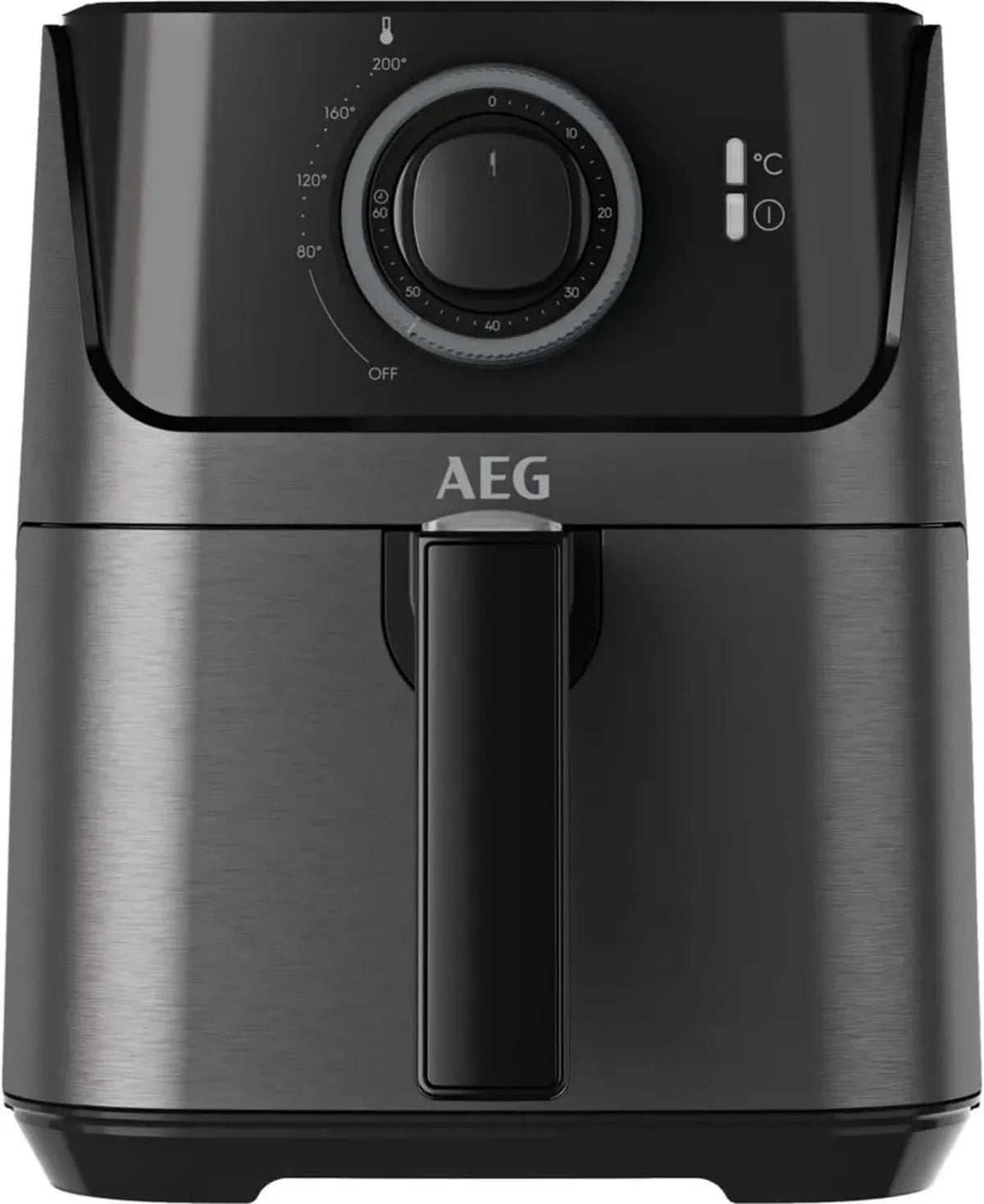 AEG Friggitrice ad Aria 2,5L, Cottura Programmabile 80-200¡ãC, Nero