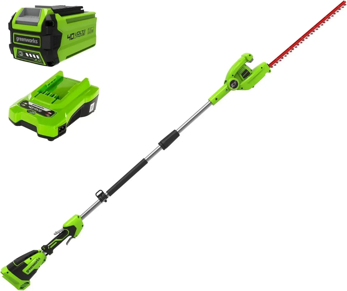 Greenworks Tagliasiepi 40V con Asta Divisibile e Batteria 2Ah