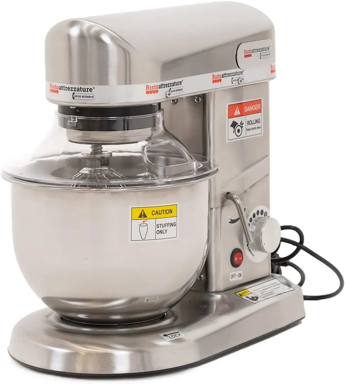 Impastatrice Planetaria Professionale 5L, 0-302 Rpm, 0.5 kW