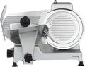Affettatrice Elettrica Professionale H.Koenig MSX250, Lama 25 cm, Spessore Regolabile 0-12 mm, Affilatore Incluso, Argento