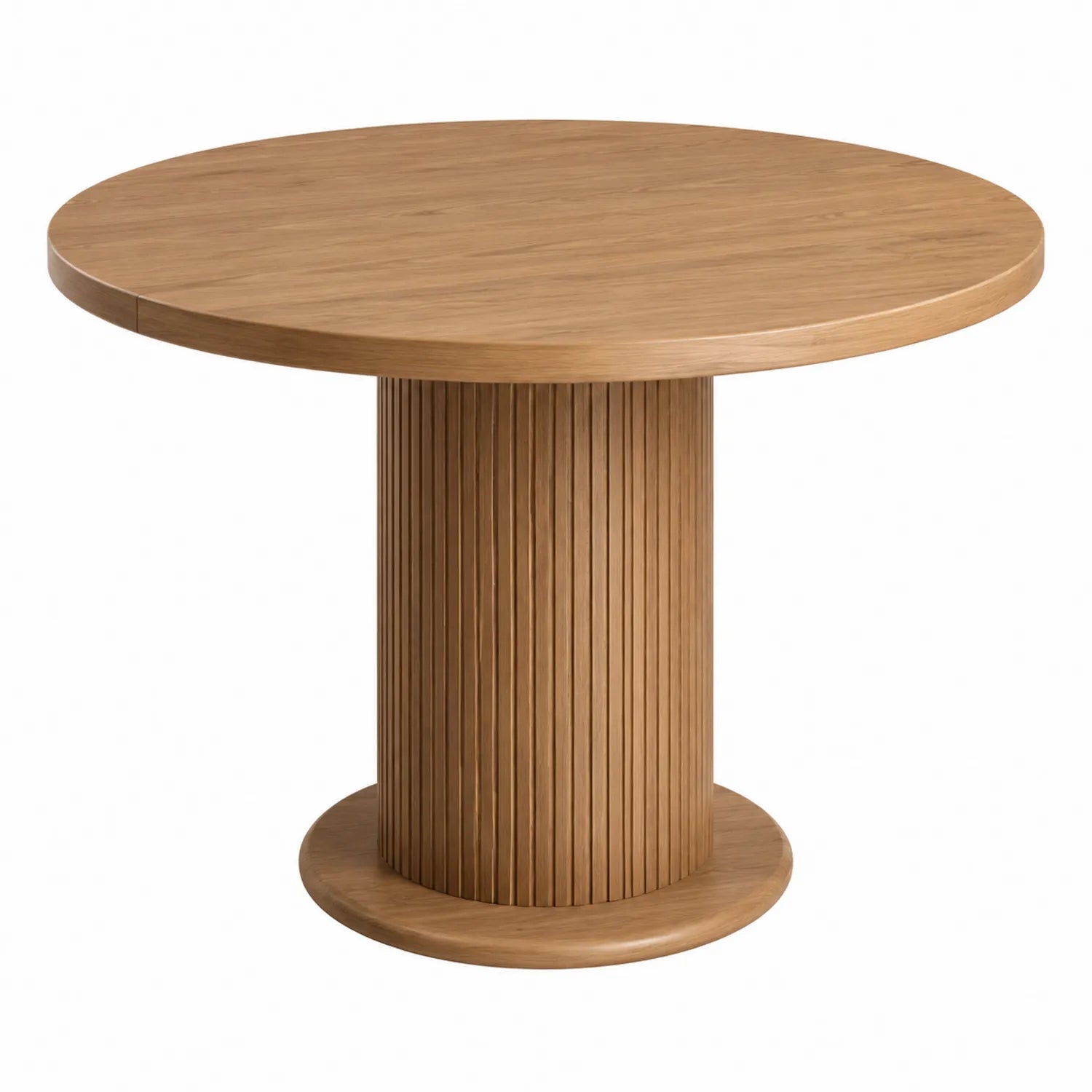 Tavolo rotondo in legno MDF marrone