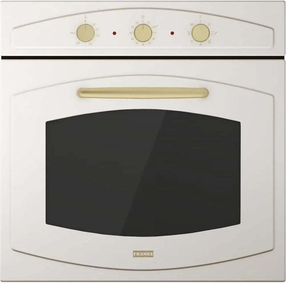 Franke Cappa Aspirante COUNTRY FCO 82 H 65 L, Design Elegante, Nero/Oro/Bianco