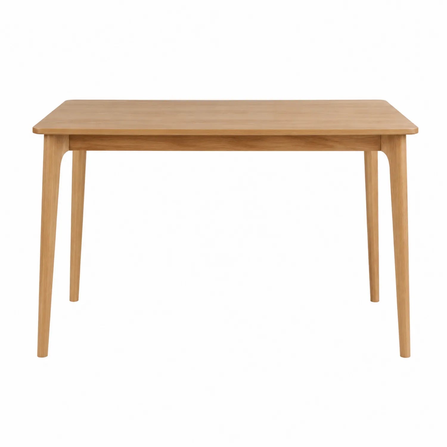 Tavolo da pranzo rettangolare in legno di rovere 120x75x75 cm