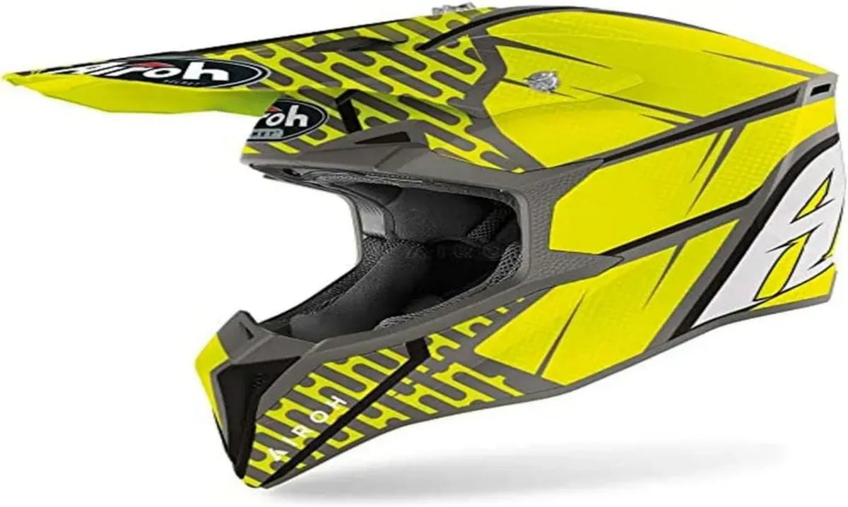 Casco da Motocross Airoh Wraap Beast Opaco