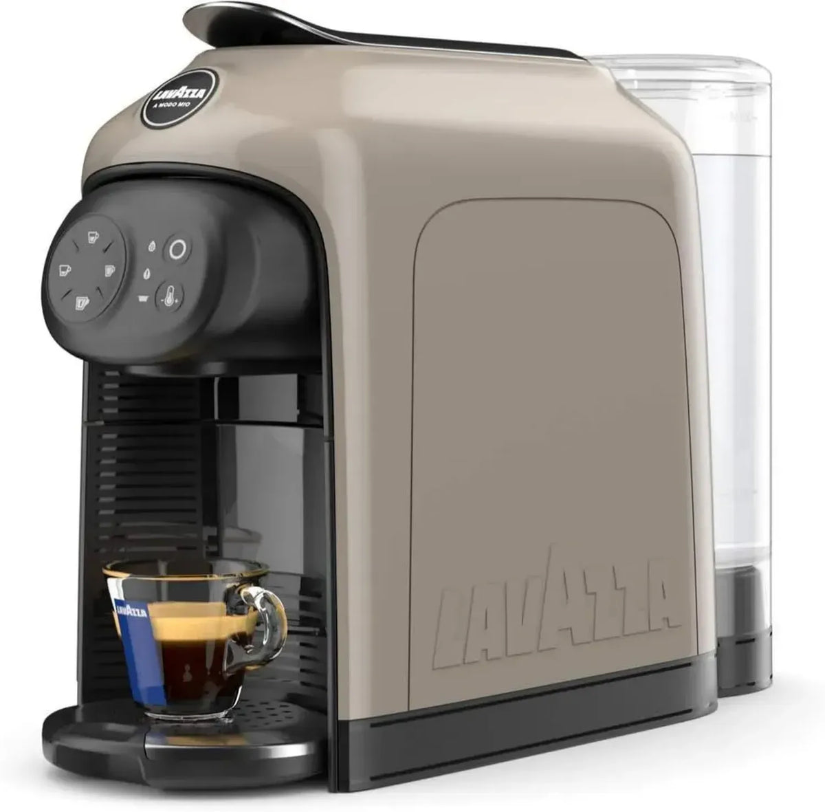 Macchina da Caff¨¨ Lavazza A Modo Mio Idola, Touch Screen, Colore Greige, Dimensioni Compatte