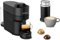 Macchina da caff¨¨ Nespresso Vertuo Pop con Aeroccino 3, 4 Misure di Tazza, Tecnologia Centrifusion, Connettivit¨¤ Smart, Nero