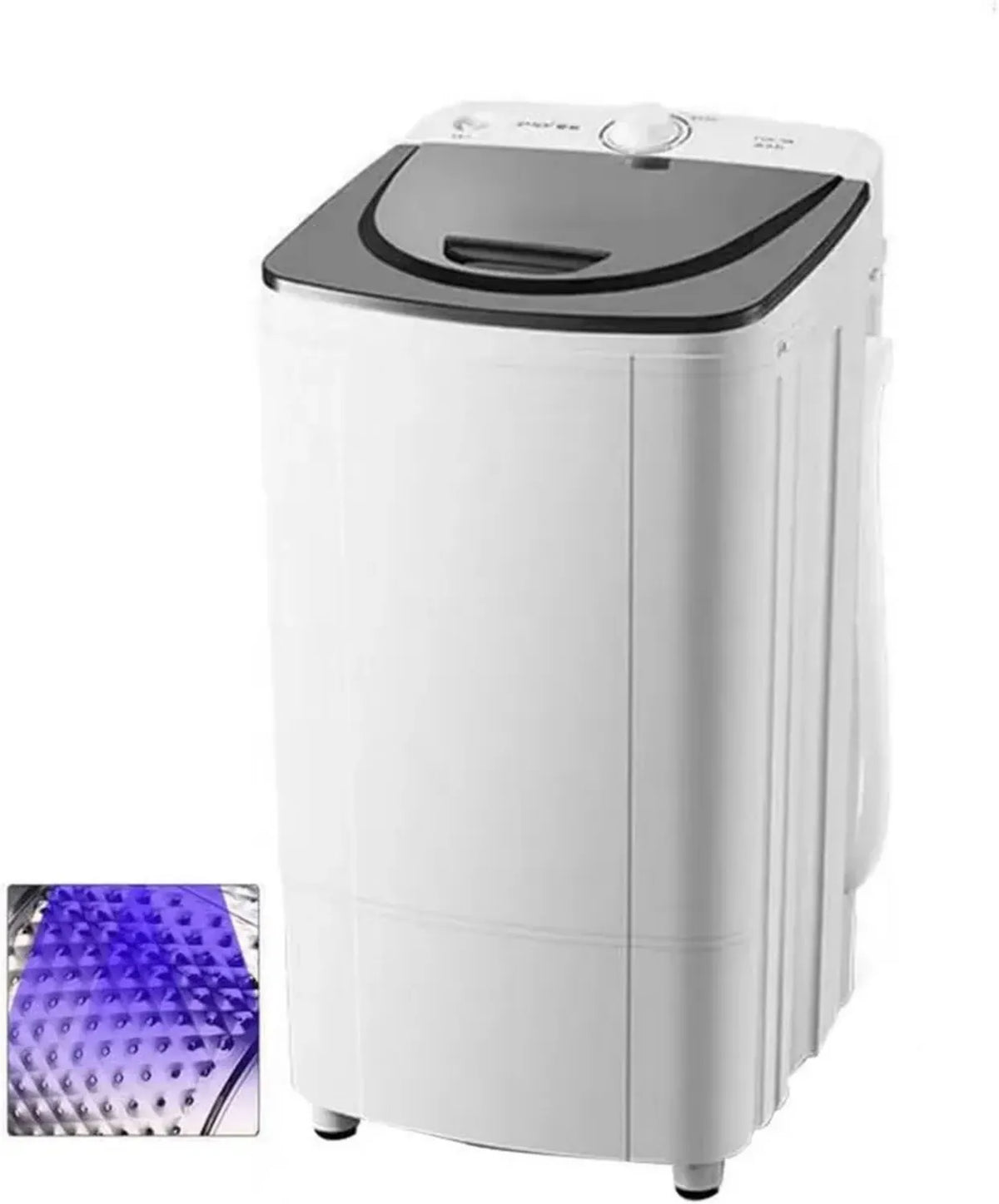 Asciugatrice Portatile 10kg a Risparmio Energetico con Luce Blu 360¡ã, 2800 RPM