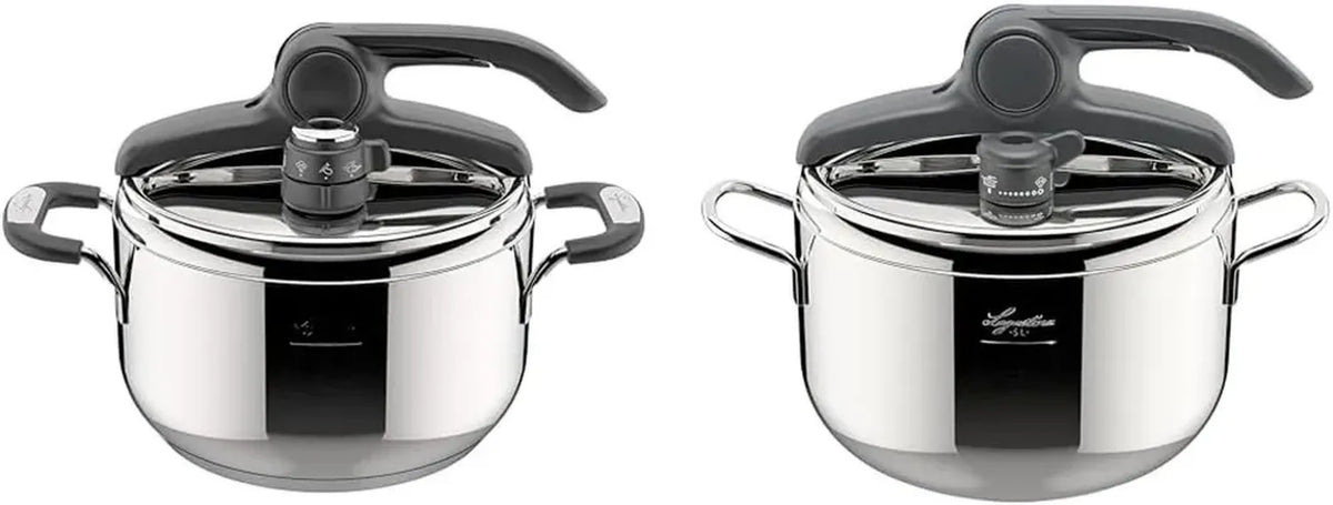 Lagostina Pentola a Pressione Briosa Acciaio Inox con Sistema Lagoeasy'UP, Capacit¨¤ 5L