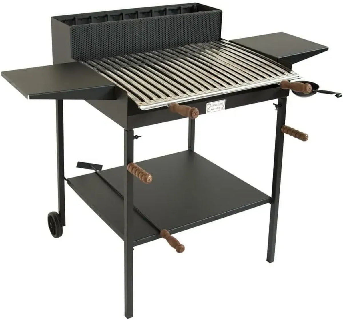 Griglia Barbecue Belvedere Maxi a Legna e Carbone con Alette di Cruccolini