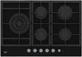 Beko Piano Cottura a Gas con 4 Fuochi