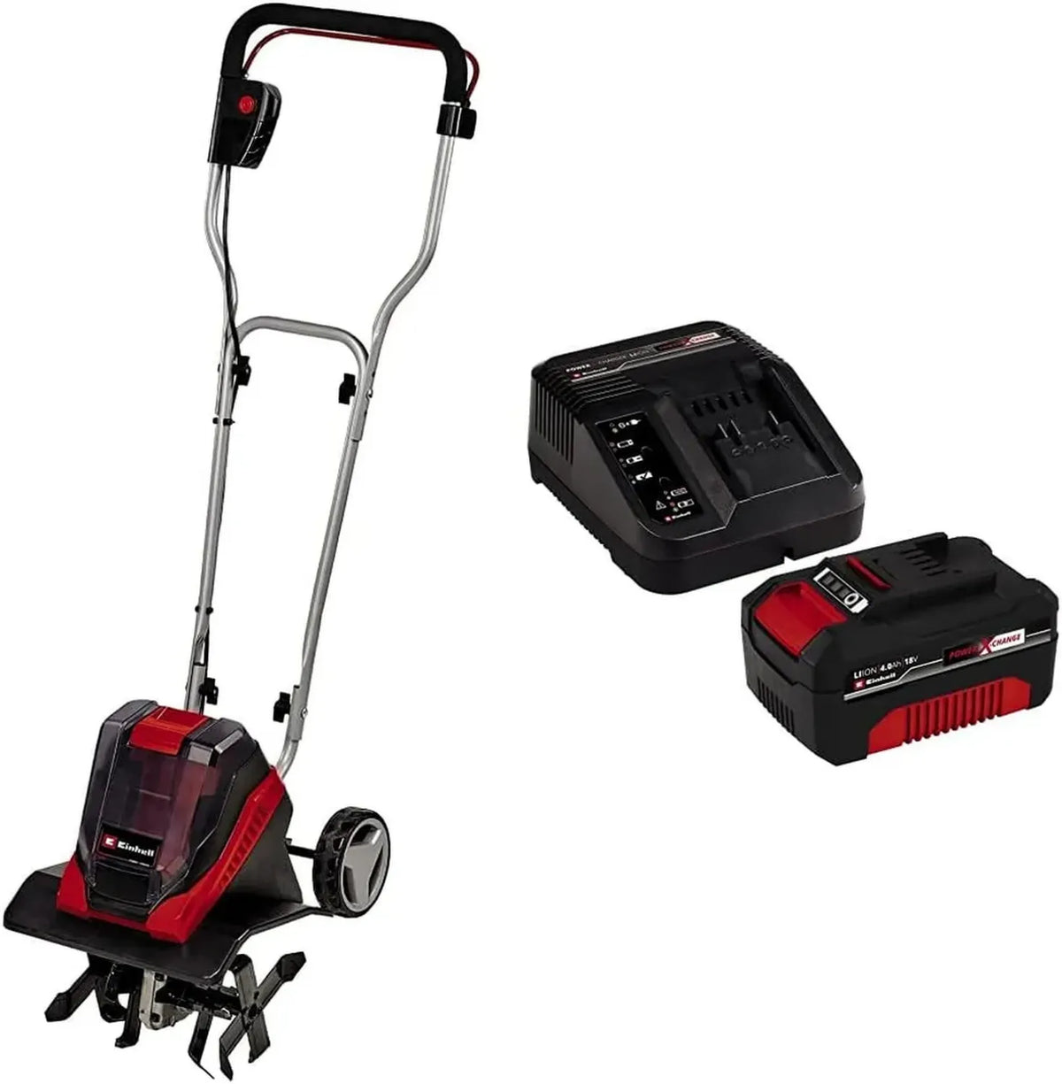 Einhell Zappatrice a Batteria 30 Li-Solo con Kit Starter Power-X-Change