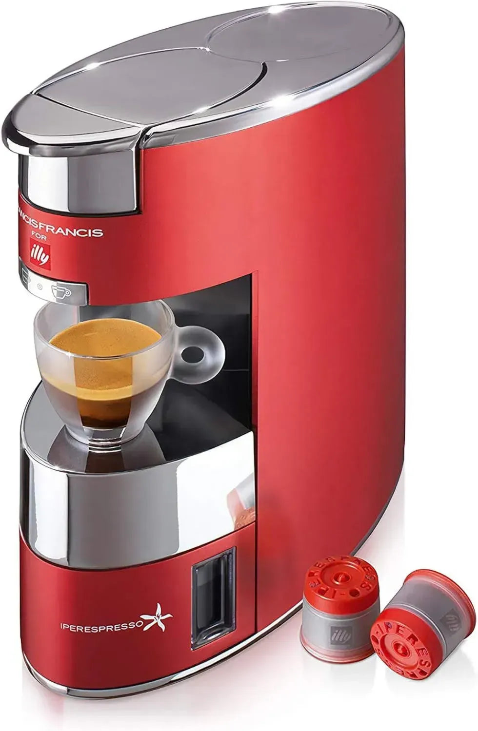 Macchina da Caff¨¨ Iperespresso X9 Rossa per Capsule Illy