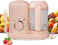 Robot da Cucina 4 in 1 per Bambini: Cottura, Frullatura, Scongelamento e Riscaldamento (Rosa)