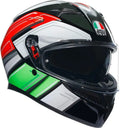 Casco Integrale AGV K3 Wing Nero/Italia Taglia L