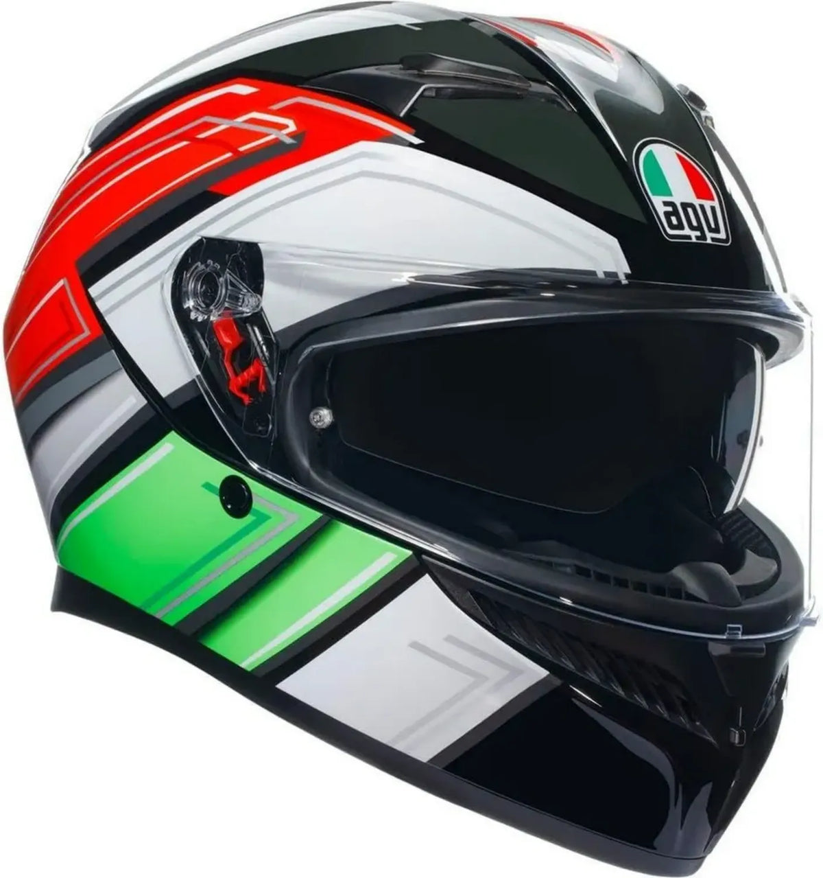 Casco Integrale AGV K3 Wing Nero/Italia Taglia L