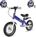 Bicicletta Equilibrio 2 in 1 per Bambini, 12-14 Pollici, Et¨¤ 2-7 Anni, 4 Colori, con Freno e Parafanghi