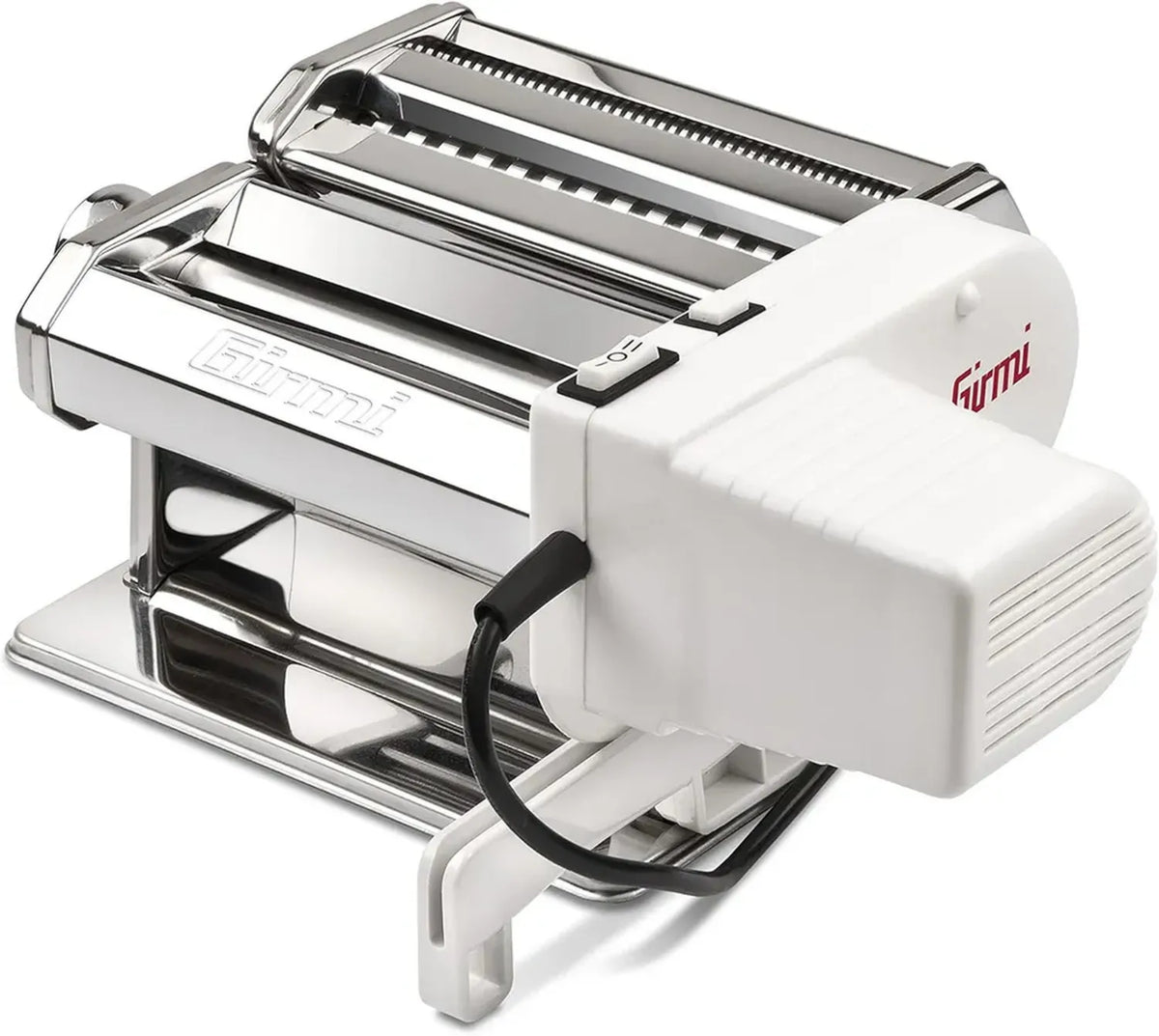 Girmi IM91 Macchina per Pasta Elettrica, 90W, 5 Formati, 2 Velocit¨¤, Acciaio Inox