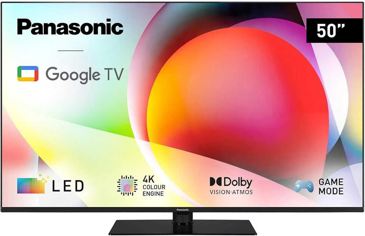 Panasonic TV LED 4K 50'' Serie W70, Smart 2024 con Assistente Google e Dolby