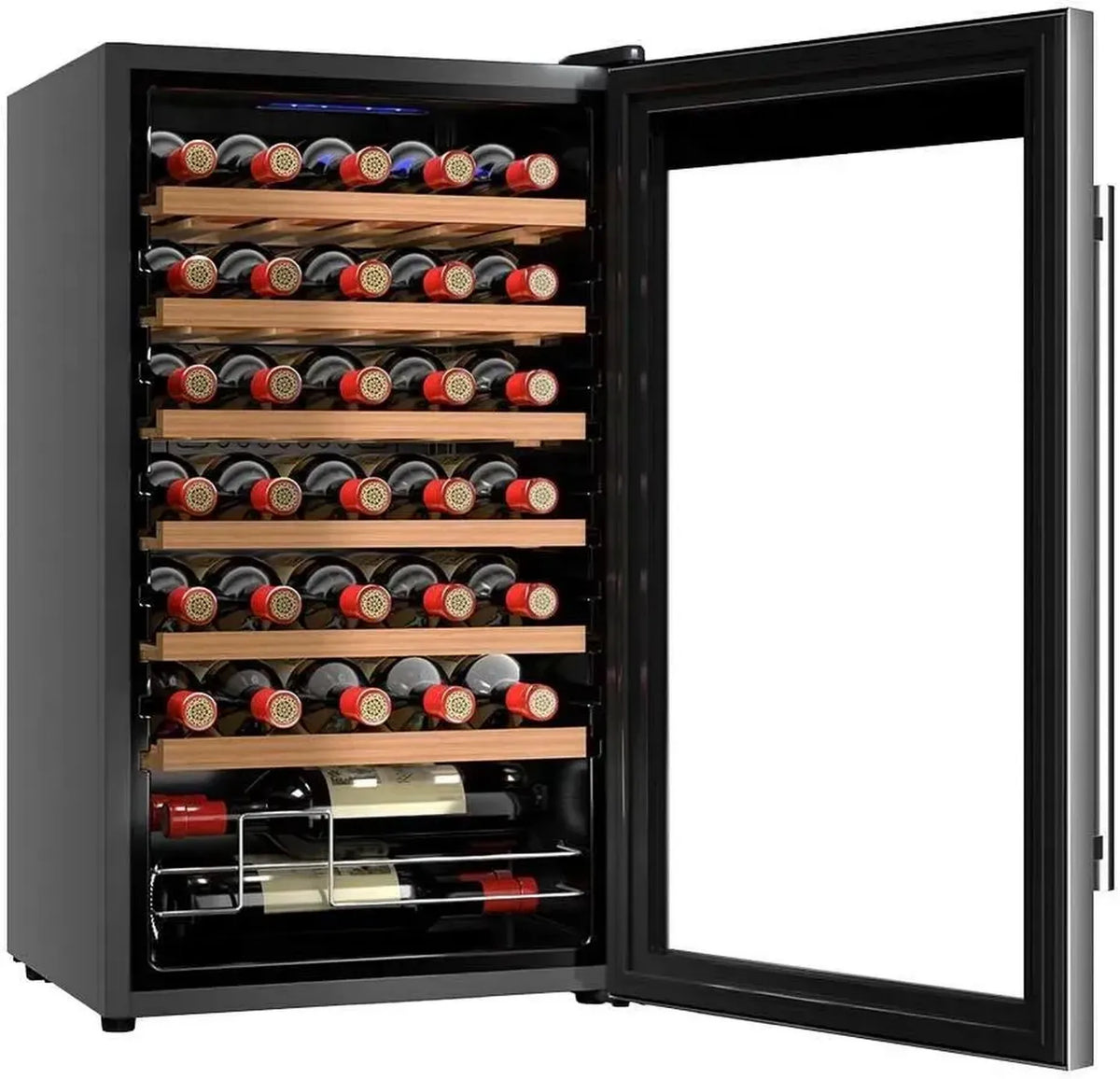 Cantinetta Vino Cecotec Bolero 80L Inox, Controllo Touch, Raffreddamento a Compressore
