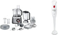 Bosch Robot da Cucina Multifunzione 1250W, 3,9L Ciotola + Frullatore ad Immersione CleverMixx 400W
