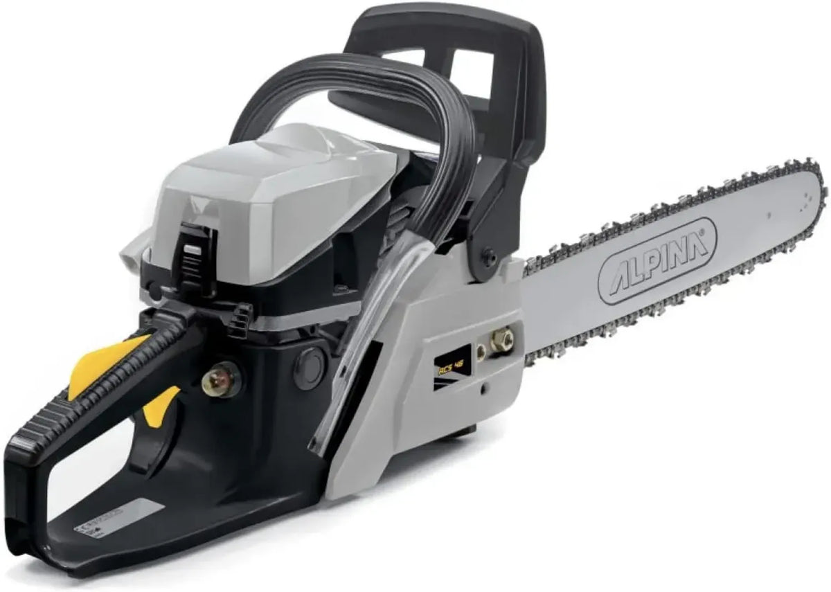 Alpina ACS 46 Motosega a Benzina, Lama da 45 cm, Colore Nero e Grigio