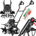 Motozappa Elettrica 1500W MASKO? con Ampiezza 40 cm e Profondit¨¤ 20 cm per Giardinaggio
