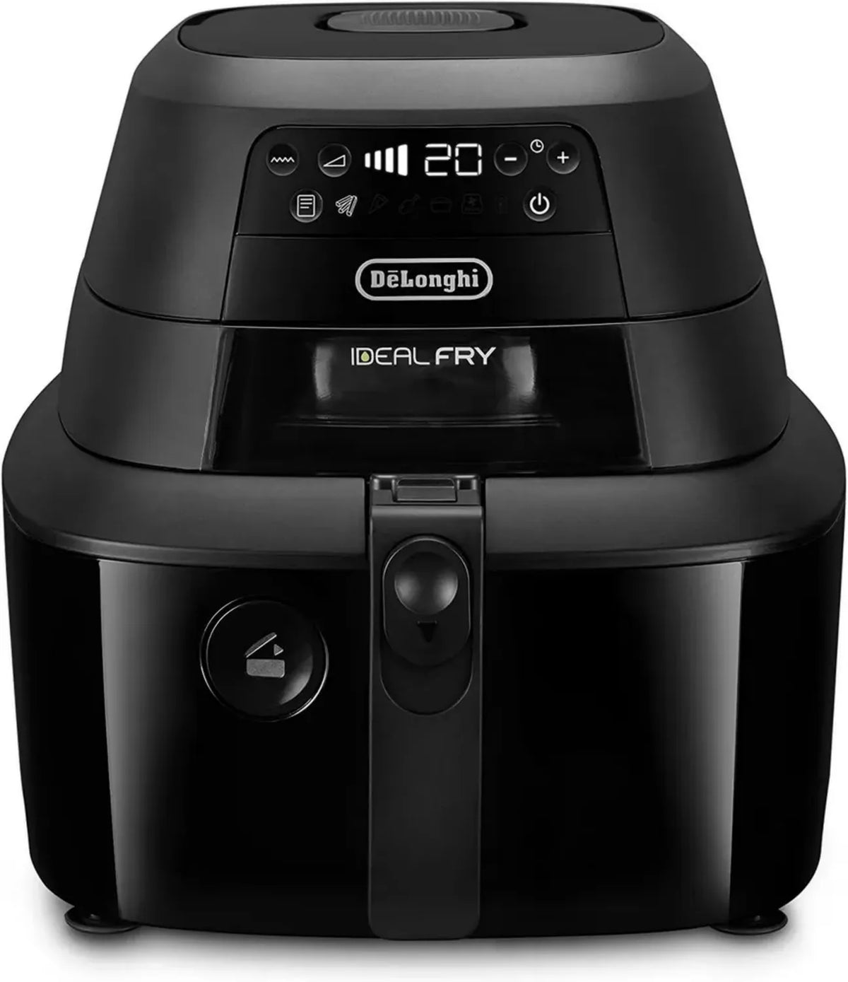 De'Longhi Friggitrice ad Aria 1.25Kg, Digitale con 5 Programmi, SHS Double, Nero